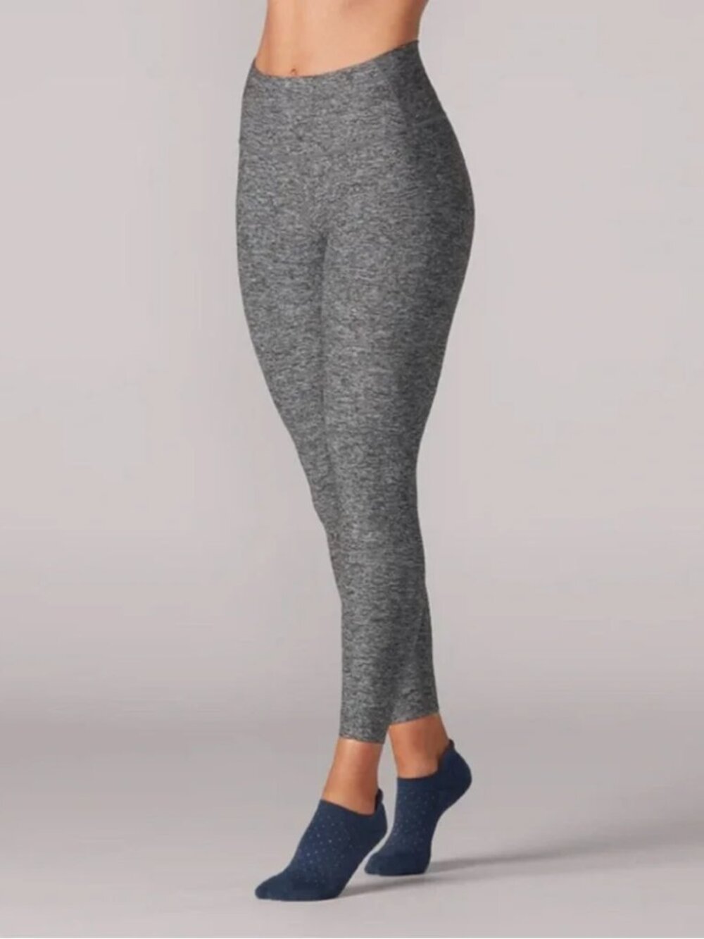 Tavi Heathered Gray Leggings, Size Large